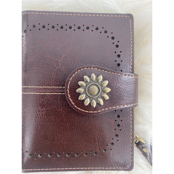 Lavemi Womens Leather Wallet Small Compact RFID Blocking BROWN NEW - Picture 2 of 5
